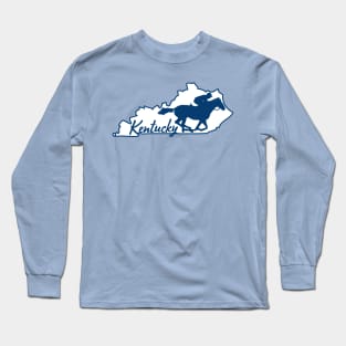 Kentucky Horse Racing Design Long Sleeve T-Shirt
